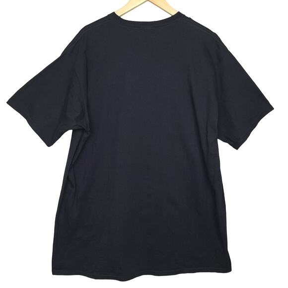 KISS Destroyer Mens Graphic T-Shirt 2XL Black Band Tee Retro Rock Short Sleeve - Picture 7 of 9